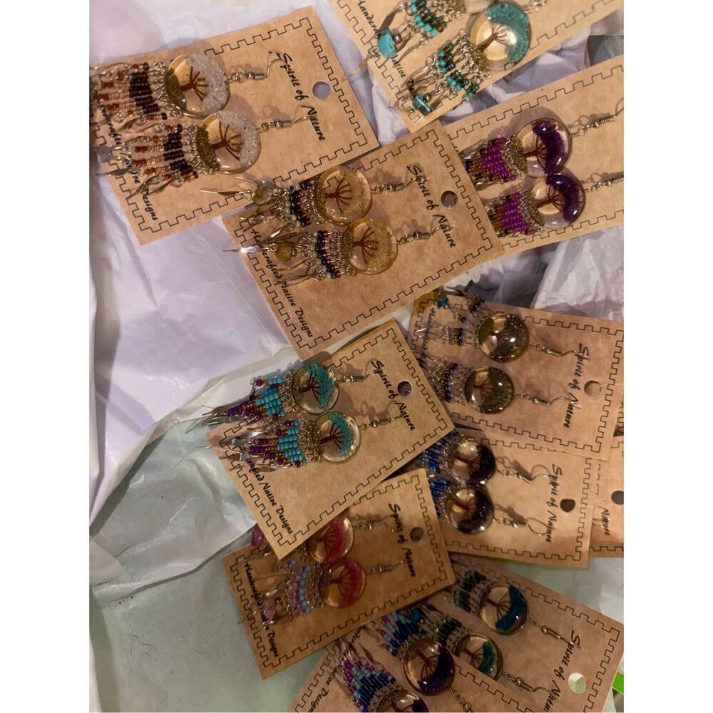 Tree of Life Earrings - Picture 2 of 4